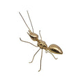 Gold Ant Sculpture Solid Metal Insect Ornament Mini Ant Figurine for Home Office Garden Desktop Decor - style: Ant