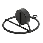 Metal Tea Light Holder, Modern Minimalist Round Candle Stand with Sturdy Base, for Home Office Table Decoration and Gift, 10 x 4cm