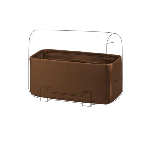 DGAZ Silk Purse Organizer Insert For Hermes Geta bags，Silky Smooth Bag Organizer，Luxury Handbag & Tote Shaper(Gold) - color: Gold