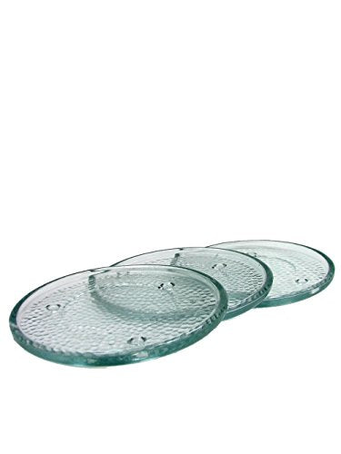 Glass Candle Holder Clear 6 in. Beautiful Candle Trivet