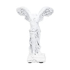 GLOGLOW Desktop Decorative Items Unique Design, Durable Material with AntiSlip Pad for Living Room, Office, Study Room Decor Sculpture Figurine, Nan (BS1057 small white) - size: BS1057 small white