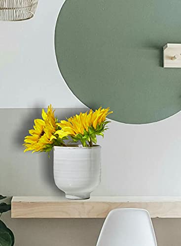 Serene Spaces Living Small Glazed Ceramic Pedestal Bowl, Set of 2- Centerpiece for Vintage Weddings, Events, Measures 4.25" Tall and 4" Diameter - color: 4" Pedestal Bowl, 2 Pcs