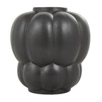 Deco 79 Ceramic Decorative Vase Wide Bubble Inspired Centerpiece Vase with Distressed Speckled Texturing, Flower Vase for Home Decoration 10" x 10" x 11", Black - size: 10" x 10" x 11"
