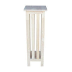 International Concepts Mission Plant Stand, 36-Inch High, Solid Parawood, Unfinished - size: 36 Inch