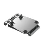 Cell Phone Stand for Desk Phone Holder Foldable Portable Adjustable Cradle Dock Compatible with iPhone 17 16 15 14 13 Pro Max, iPhone 12 11 Plus SE XS XR 8 7, Office Desk Travel Accessories, Silver - color: Silver