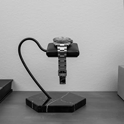 LYS&LYX Handcrafted Watch Display Stand (Black) - color: black/black/black