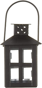 Kate Aspen Luminous Black Mini-Lantern Tea Light Holder