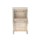 International Concepts Mission Plant Stand, 24-Inch High, Solid Parawood, Unfinished - size: 24 Inch