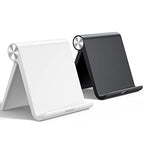 UGREEN Tablet Stand Holder for Desk 2 Pack Stand Compatible with iPad 10.2 11 Inch 9.7 Pro Mini 6 5 4 3, Desktop Portable Phone Holder Adjustable Home Office Accessories, Black and White - color: Multi