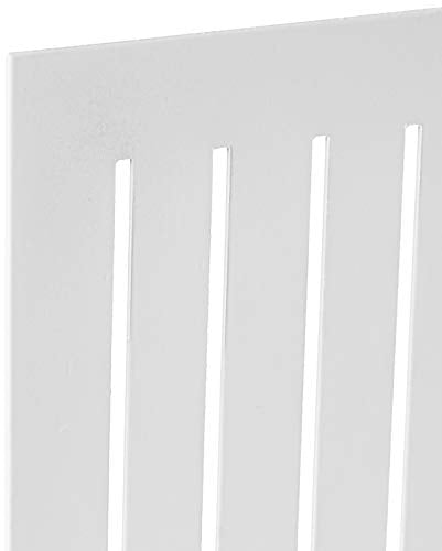 Spectrum Heavy Bookends for Book Shelves Cookbooks Vinyl Records, No Skid Heavy Duty Metal Decorative Book Stopper Sturdy Steel Holder for Home Office Large Bookends for Heavy Books, White - color: White