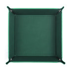 siduater Valet Tray Desktop Storage Organizer – Vegan Leather Catchall Tray Bedside Vanity Tray Nightstand Caddy Holder for Remote Controller, Watch, Keys, Phone, Wallet, Coin, Jewelry, Midnight Green - color: Midnight Green