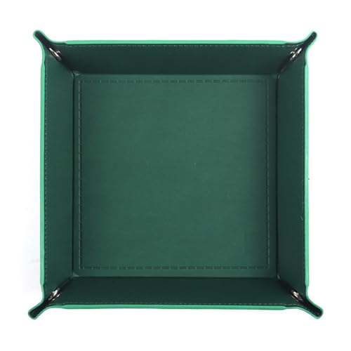 siduater Valet Tray Desktop Storage Organizer – Vegan Leather Catchall Tray Bedside Vanity Tray Nightstand Caddy Holder for Remote Controller, Watch, Keys, Phone, Wallet, Coin, Jewelry, Midnight Green - color: Midnight Green