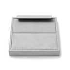 Oirlv Microfiber Jewelry Display Storage Tray Modular Jewelry Display Tray - style: P13507