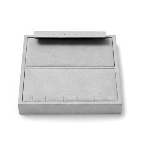 Oirlv Microfiber Jewelry Display Storage Tray Modular Jewelry Display Tray - style: P13507