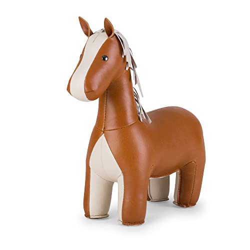 zuny, Classic Series Bookend Tan for Shelves, Office Decorative- Horse - color: Horse
