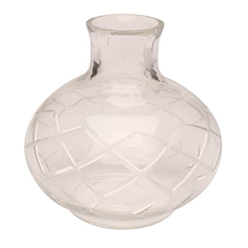 ART & ARTIFACT Mini Vases for Flowers - Small Glass Vases, Clear 5 Vase Set Single Bud Vases for Flowers, Room Decor - Clear