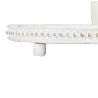 Creative Co-Op Round 3-Tier Decorative Wood Tray with Hobnail Edge, White - color: White, style: 3-Tier