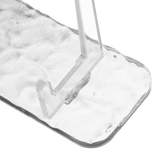 VILLCASE Portable Acrylic Display Easel Water Ripple Beauty Stand Versatile for Offices Hotels