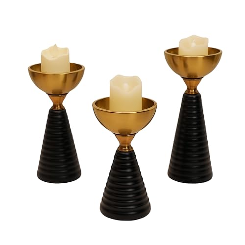 Set of 3 Tealight Candle Holder, Romantic Tea Light Holder Cup for Table Centerpieces, Christmas, Birthday Party, Home Decor