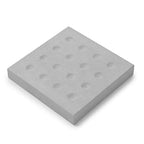 Microfiber Diamonds Gemstones Jewelry Display Organize Tray Crystal Beads Holder for Stones Display Organizer Showcase(Gray) - size: 5.49" x 5.49" x 0.78"