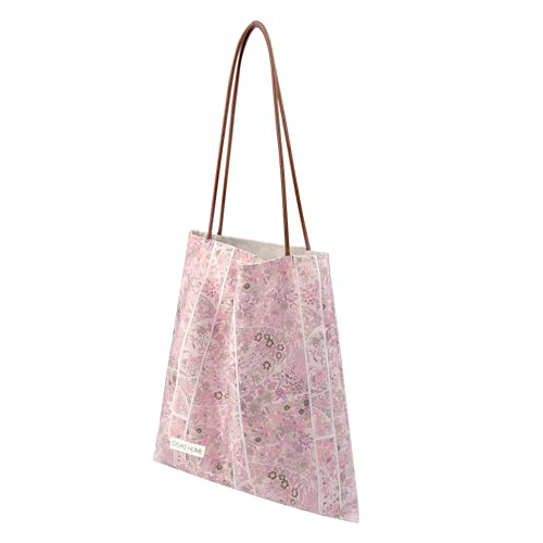 DGAZ Designer Hobo Bags for Women, Luxury Tote Bag with Zipper, Large Shoulder Bags - color: Peach Blossoms