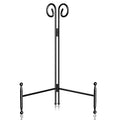 SVENJBB Plate Stand and Holder Display Stand 12 Inch, Black Iron Picture Frame Stand for Display, Collapsible and Portable Easel Stand for Table (1 Pack)