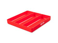 TEKTON 3-Compartment Organizer Tray (Red) | OTD11203 | Made in USA - color: Red, size: 3-Compartment