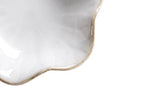 JAMEND CLXP Lotus Leaf Shape Ring Holder Dish, Small Key Bowl, Ceramic Trinket Tray Jewelry Dish Organizing Necklace Earrings for Mom Friend Sister, White. All Jewelries Are NOT Included. - color: White-Lotus