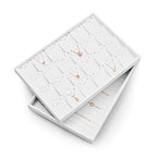 White PU Leather Jewelry Display Tray 24 Grids Pendant Earrings Necklace Organizer Display Showcase Jewelry Storage Tray - size: 24 Grid with insert