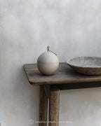 LAWA Imperfect Sphere Candle - Beautiful Handmade Pillar Scented Soy Wax Elegant Aesthetic Candle Housewarming Gift Home Room Shelf Decor Idea (Light Beige, Large) - color: Light Beige