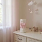 Bow Flower vase, Bow vase for Flowers, Pink Bow Ceramic Vase – Cute Vase with Shiny Glaze, Modern vase Decor (Pink Bow)