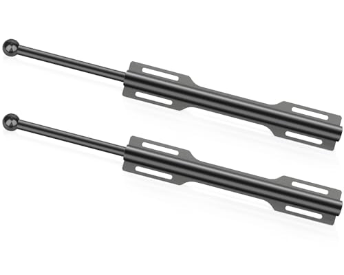 12" Valet Rod for Closet Pull Out (2 Pack, Black) - color: Black, size: 2 Pack