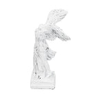 GLOGLOW Desktop Decorative Items Unique Design, Durable Material with AntiSlip Pad for Living Room, Office, Study Room Decor Sculpture Figurine, Nan (BS1057 small white) - size: BS1057 small white
