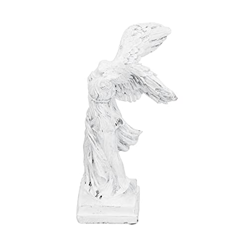 GLOGLOW Desktop Decorative Items Unique Design, Durable Material with AntiSlip Pad for Living Room, Office, Study Room Decor Sculpture Figurine, Nan (BS1057 small white) - size: BS1057 small white