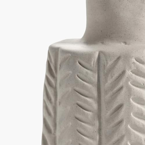Serax Flower Vase | Marie by Marie Michielssen | Set of 6 | White Stoneware Home Decor Living Room for Coffee Table or Kitchen | Modern Entryway Table Decor or for Shelves | Unique Centerpiece Vases