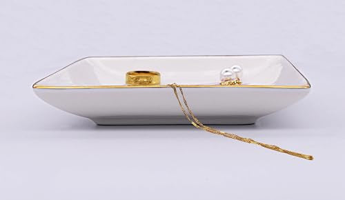 Daughter Gifts from Mom,Dad,Meaningful,Birthday Graduation New Year Christmas Gifts for Daughter,Reminder Present,Motivational Encouraging Present,Ceramic Jewelry Tray Trinket Holder Ring Dish