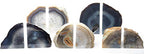 Agate Bookend with Rubber Bumpers Plus Includes Bonus Minerals (3.5-6 lb, Natural) - color: Natural, size: 3.5 - 6 lb