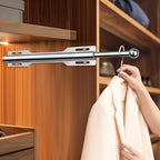 12" Valet Rod for Closet Pull Out (1 Pack, Chrome) - color: Chrome, size: 1 Pack