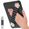 MoKo Security Hand-Strap for 9-11 Inch Tablet - iPad/- Pro/iPad Air/Kindle Fire HD/Samsung/Lenovo, High-Elasticity Versatile Hand Strap Lightweight Finger Grip Holder, Flowers - color: Flowers, style: Patterned Strap