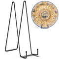 TR-LIFE 14 Inch Heavy Duty Plate Stand (4 Pack) - Metal Display Easel for Large Plates, Platters, Picture Frames, Signs, and Posters - size: 14 Inch