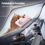 iWALK Magnetic Cell Phone Stand for Desk, Angle and Height Adjustable Mobile Phone Holder, Foldable Magnet Stand for iPhone 17 16 15 14 13 12 Pro Max and iPad, Cell Phone Holder for Samsung, Pink - color: Pink