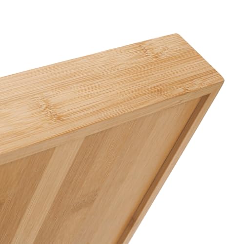 Wood Letter Tray, Bamboo Desk Tray, Wooden Desktop Organizer for Papers, Documents, Magazines, Files