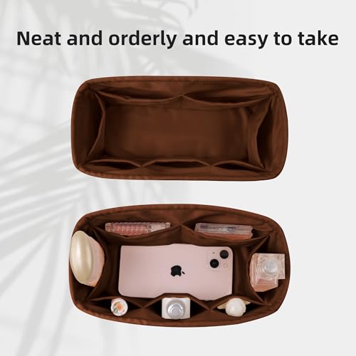 DGAZ Silk Purse Organizer Insert Fits Hermes So Kelly Bags, Silky Smooth Bag Organizer，Luxury Handbag & Tote Shaper(Gold,So kelly26) - color: Gold, size: So kelly26