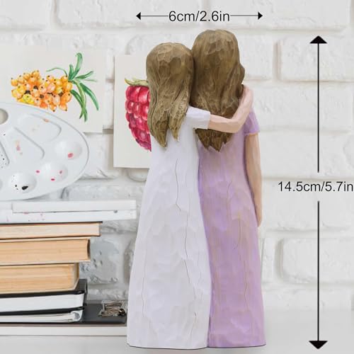Mom Birthday Gifts, Mother of The Bride Gift, Mom Valentine Gift, Sculpted Hand-Painted Figurine - color: Purple