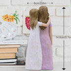 Mom Birthday Gifts, Mother of The Bride Gift, Mom Valentine Gift, Sculpted Hand-Painted Figurine - color: Purple