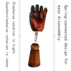 yangjietf Hand Model,Drawing Mannequin,Wooden Hand,Wooden Mannequin,Articulated Fingers,Hand Model for Drawing, Female_Left with arm 3.3 in Antique Finish - color: Female_l With Arm 3.3in Antique Finish