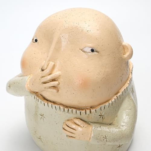 BuleVina Boy Holding Nose Sculpture Statue, 6.18" High, Creative Resin Stinky Funny Kitschy Man Boys Sitters Figurine for Bathroom Home Shelf Decor