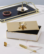 kate spade new york Make It Pop Large Floral Box, Gold - style: Floral Box