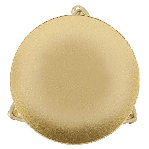 Iron Candle Holder, Solid Round Tray for Candles and Plates, with Triangular Bracket for Stability, European Style Table Decoration for Home Dining