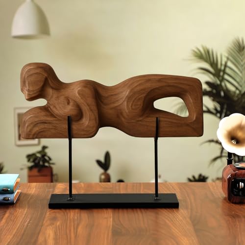 Double U-shaped Metal Display Stand Holder Large Black Rack for Sculptures Art Objects Collections Product Display Stand, Museum Home Office Desktop Tabletop Storage